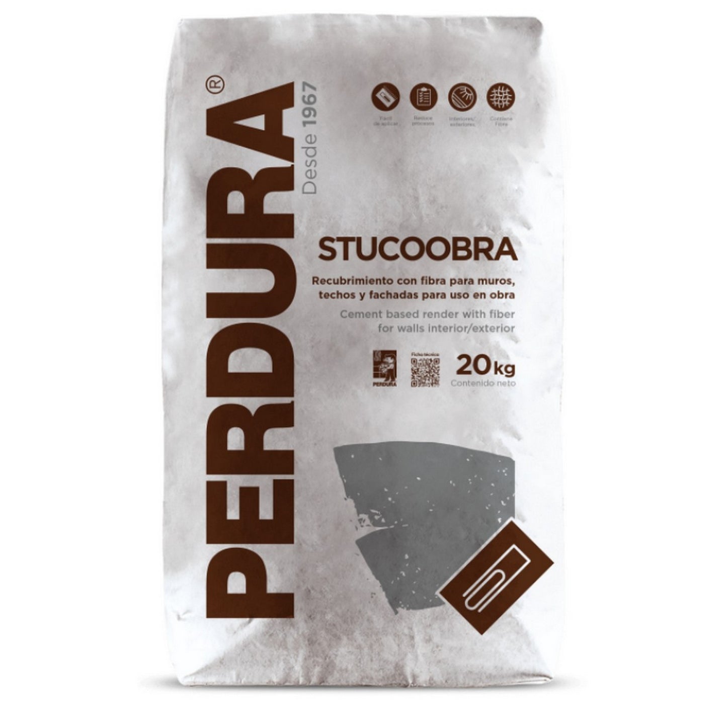 STUCOOBRA BLANCO 20 kg
