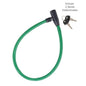 CANDADO PARA BICICLETA CABLE DE 60 cm