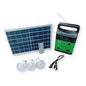 SISTEMA DE ILUMINACION SOLAR 10 W 3 FOCO