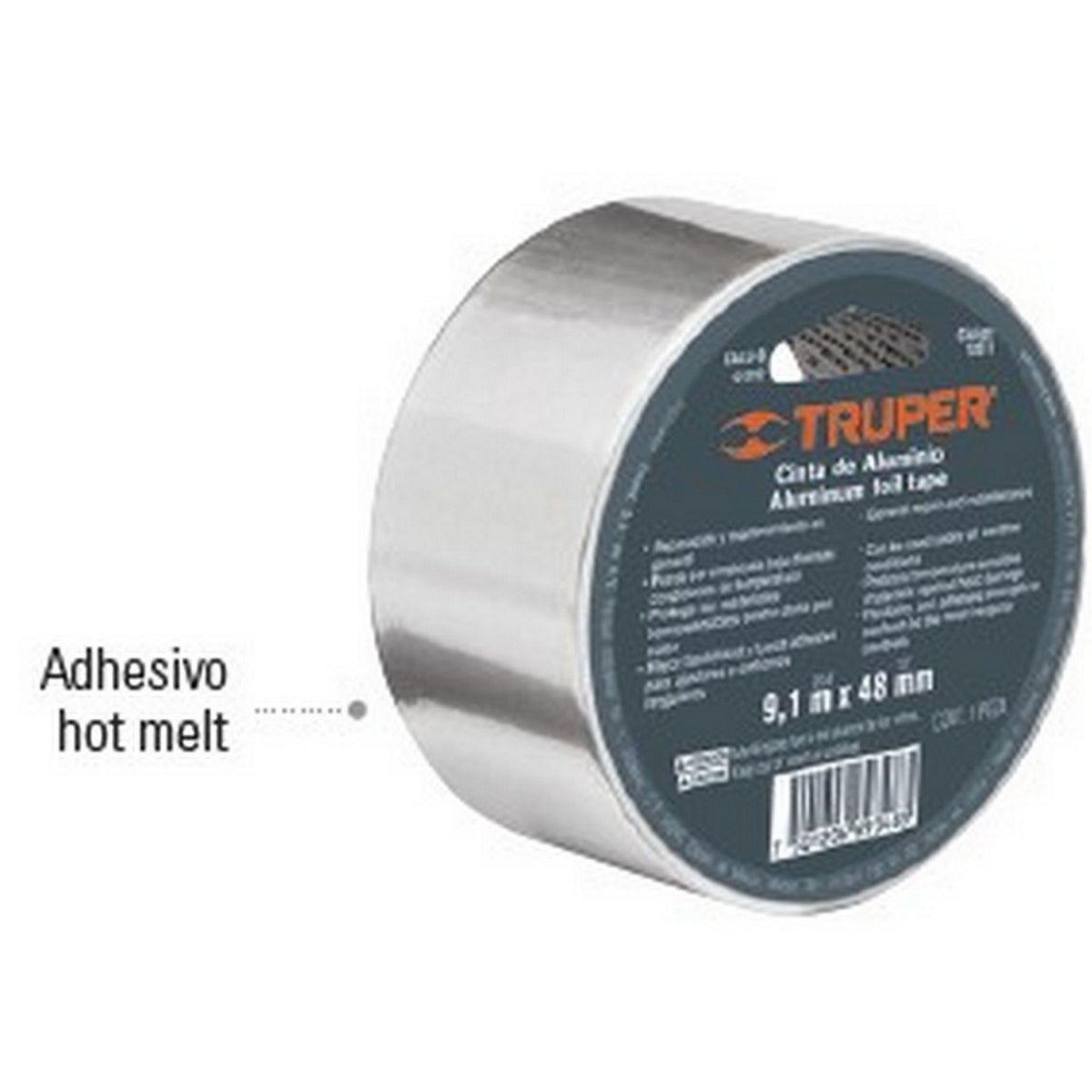 CINTA DE ALUMINIO 48mm x 9 mt
