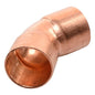CODO COBRE 1" x 45°