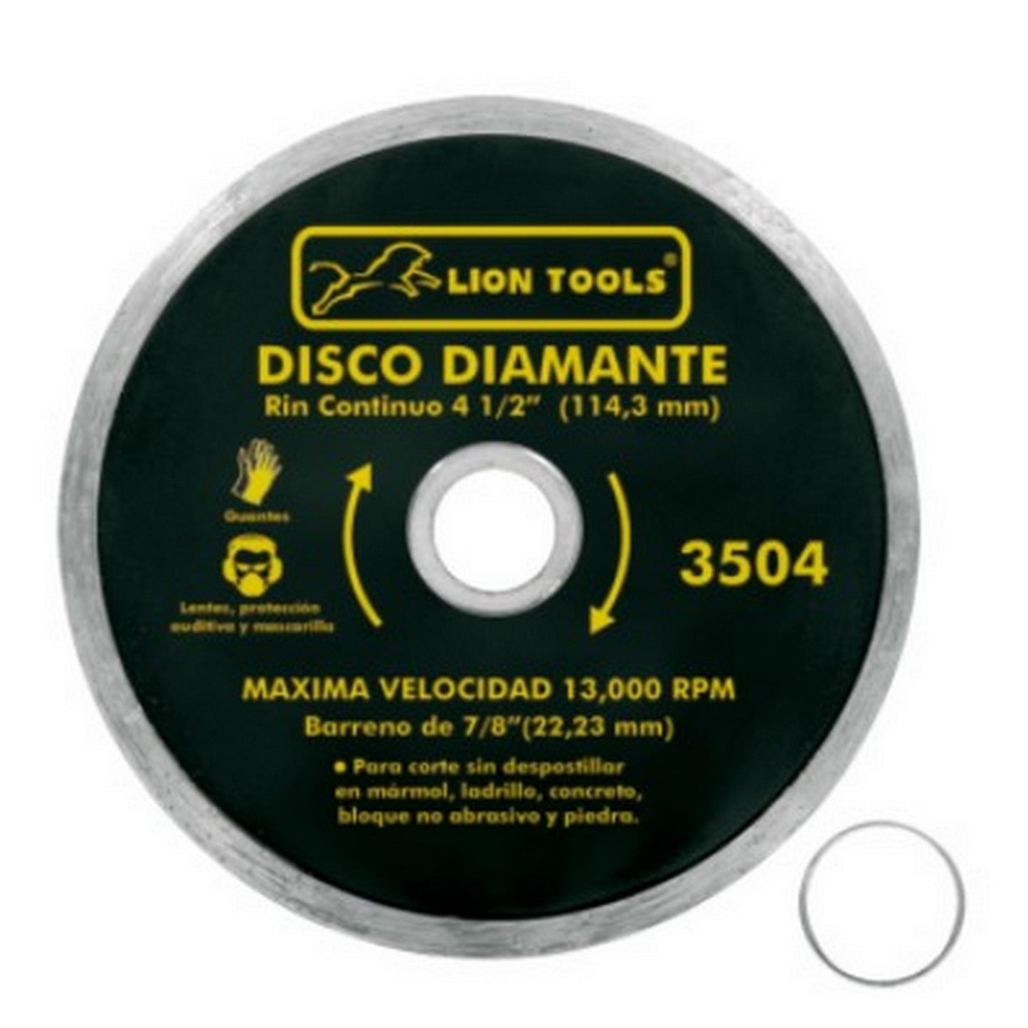 DISCO DIAMANTE RIN CONTINUO 7"
