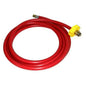 MANGUERA ROJA C/PIGTAIL 3 m SAL QUEMADOR