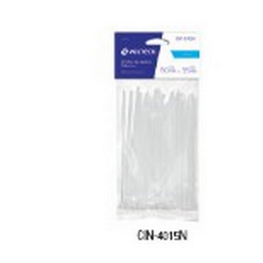 CINCHO PLASTICO NATURAL 200 x 3.5mm 50pz