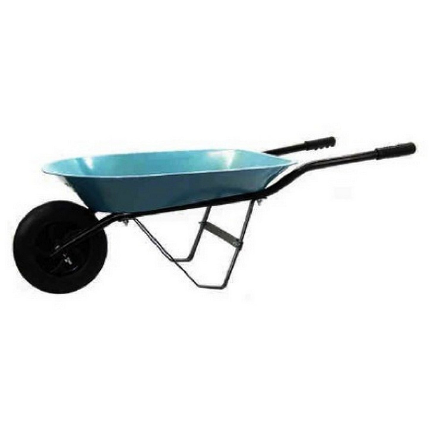 CARRETILLA AZUL NIÑO LLANTA HULE SOLIDO