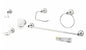 JGO ACCESORIOS P/BAÑO 6 PZS METAL CROMO