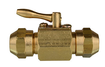 VALVULA DE PASO FLARE-FLARE 3/8" x 3/8"