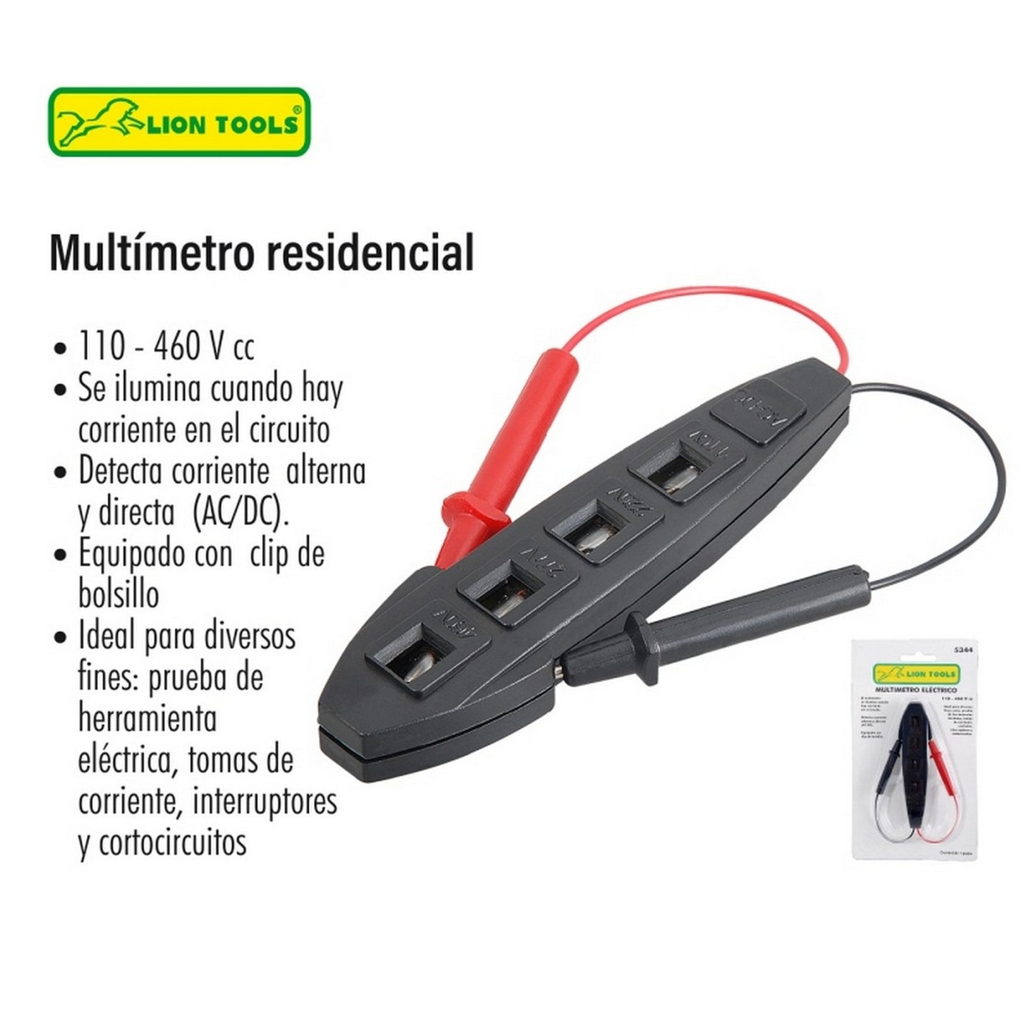 MULTIMETRO ELECTRICO RESIDENCIAL