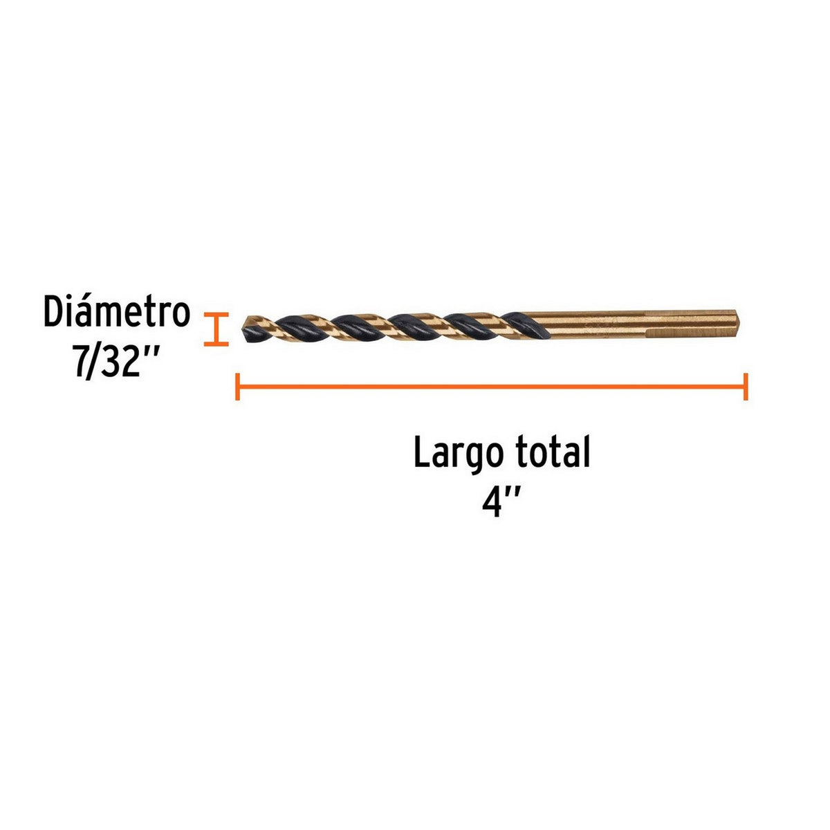 BROCA PARA METAL 7/32"