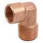 CODO COBRE ROSCA EXTERIOR 1" x 90°