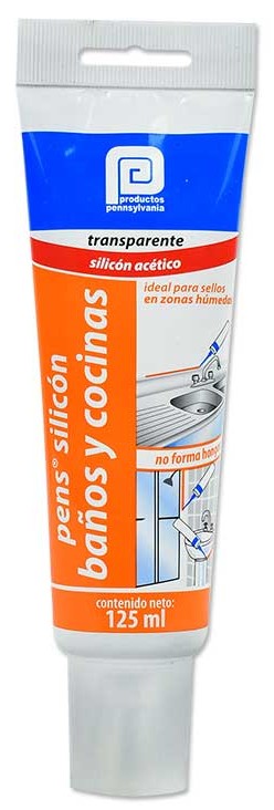 SILICON BAÑOS Y COCINAS TRANSP. 125 ml