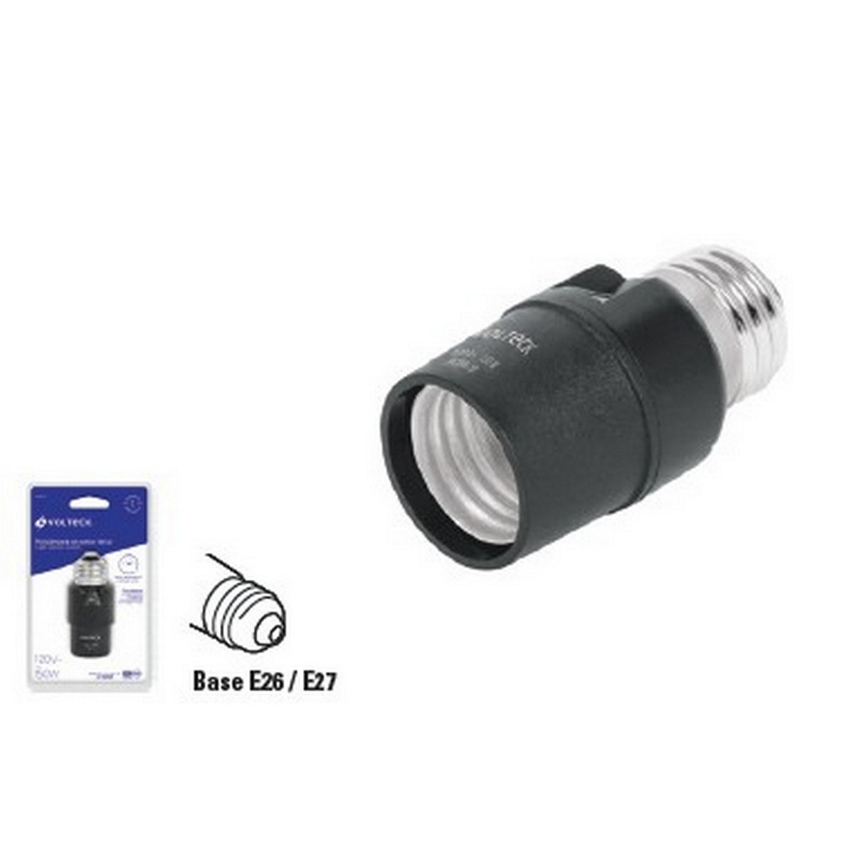 PORTALAMPARA CON SENSOR DE LUZ
