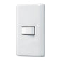 PLACA CON 1 INTERRUPTOR ESCALERA BLANCO