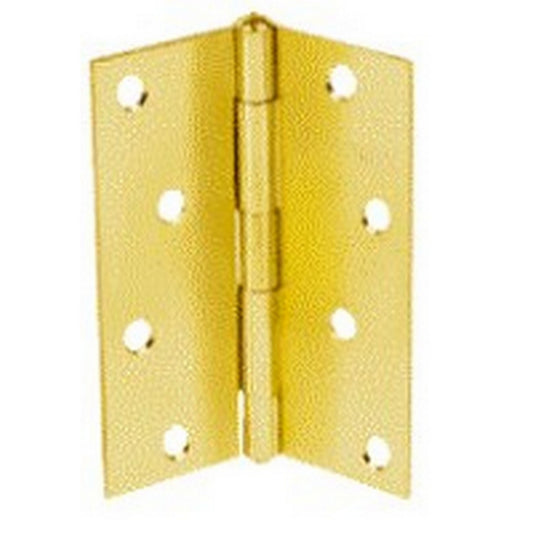 BISAGRA RECTANGULAR DE 3-1/2" LATONADA