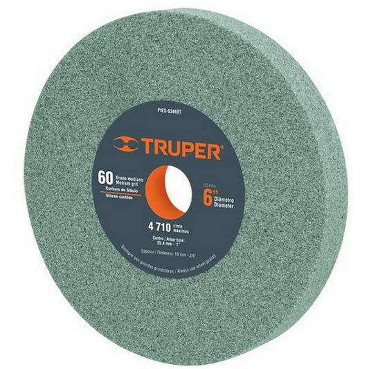 RUEDA ABRASIVA P/ESMERIL 6x3/4" grano 60