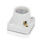PORTALAMPARA DE PORCELANA BASE CUADRADA