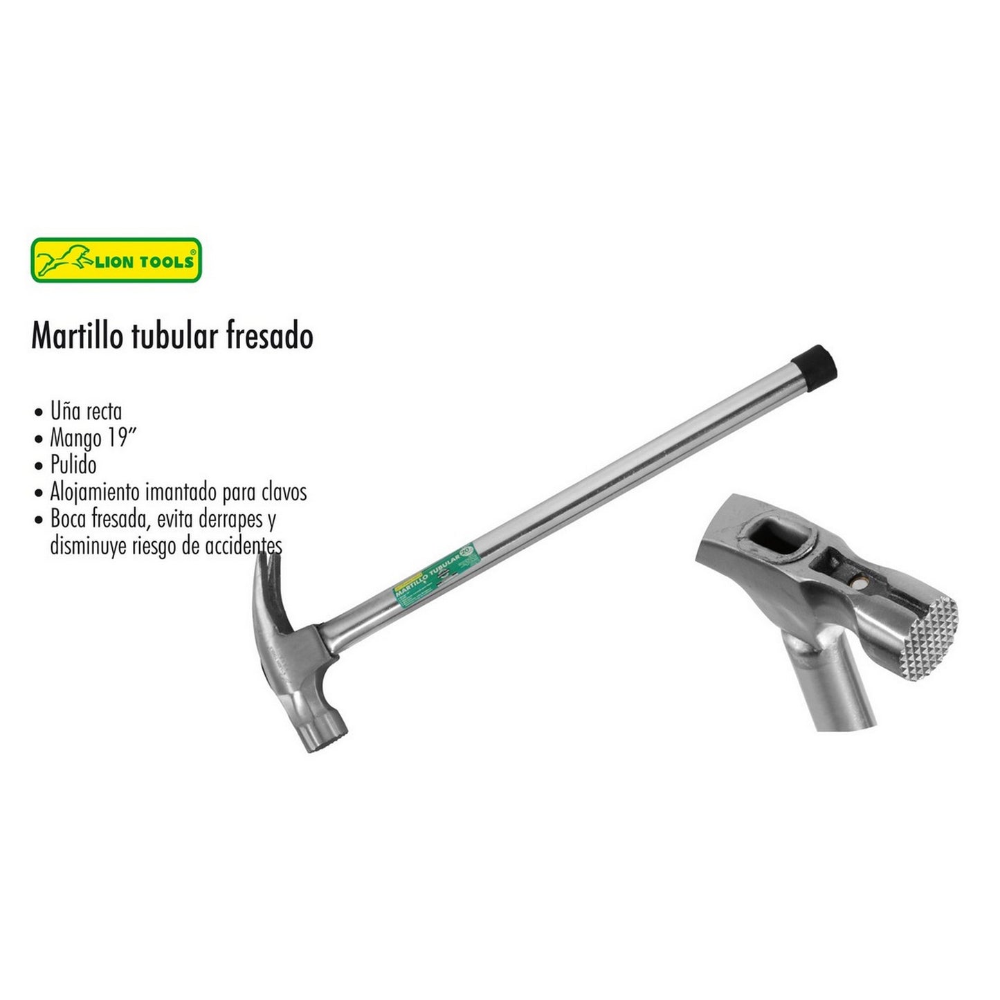 MARTILLO TUBULAR FRESADO MAGN. 20 OZ
