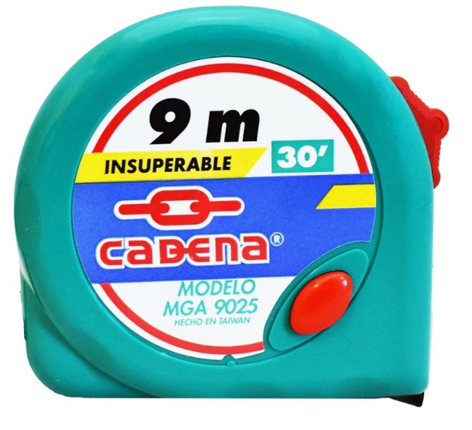 FLEXOMETRO VERDE 9 m