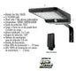 LUMINARIO SOLAR 850 LM 8 W