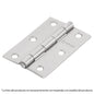 BISAGRA RECTANGULAR 1" ACERO PULIDO