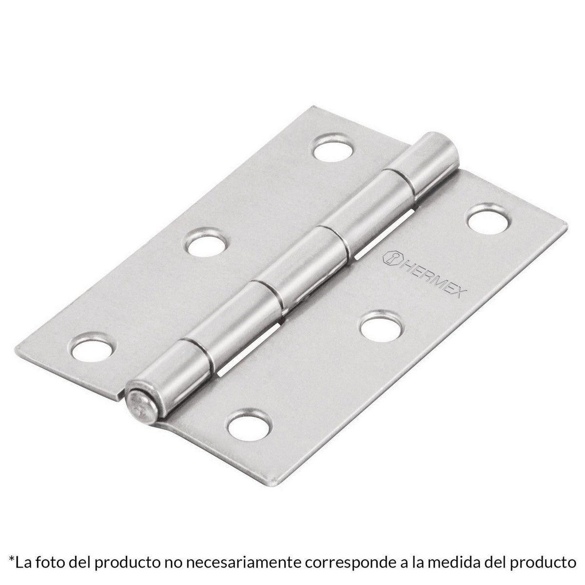 BISAGRA RECTANGULAR 2" ACERO PULIDO