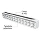 LAMPARA DE EMERGENCIA 300 lum. 100 leds