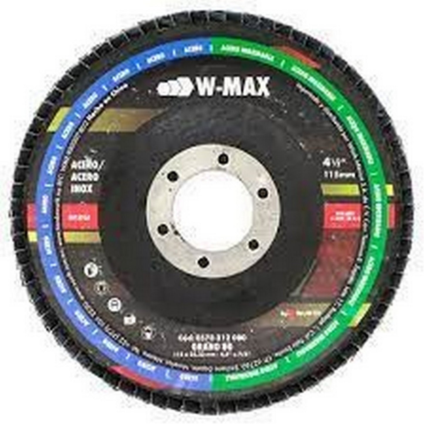 DISCO LAMINADO DE 4-1/2" GRANO 120