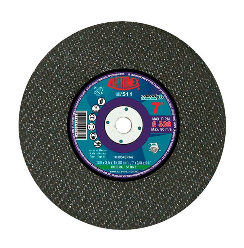 DISCO CORTE PIEDRA 7" 511