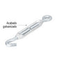 TENSOR GALVANIZADO GANCHO-ARGOLLA 1/4"