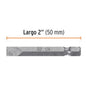 PUNTA PLANA P/TALADRO 1/4" x 2"