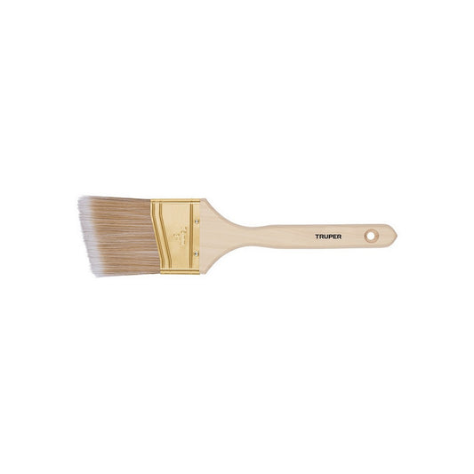 BROCHA CORTE ANGULAR 3" MANGO MADERA
