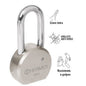 CANDADO DE ACERO MAX SEGURIDAD 65 mm GL