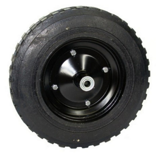 RUEDA PARA CARRETILLA DE HULE SOLIDO 14"