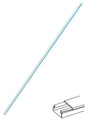 CANALETA PLASTICA CON ADHESIVO 10x20 2 m