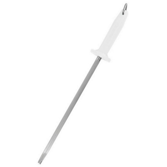 CHAIRA 12" MANGO DE PLASTICO BLANCO