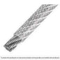 MT CABLE DE ACERO 3/16" CON PVC 7 X 19
