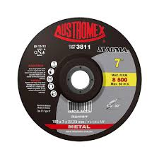DISCO DESBASTE METAL 7"x1/4"x7/8" #3811