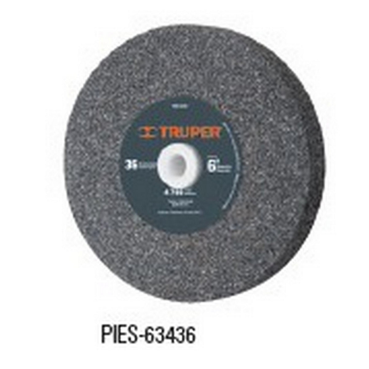 RUEDA ABRASIVA PARA ESMERIL 6"x3/4" G60