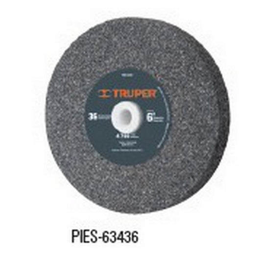 RUEDA ABRASIVA PARA ESMERIL 6"x3/4" G60