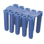 TAQUETE DE PLASTICO AZUL 3/8" CON 100 pz