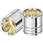 DADO DE 12 PUNTAS CUADRO 3/8" DE 1/2"