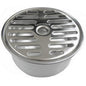 COLADERA UNIVERSAL 4" C/REJILLA ACE.INOX