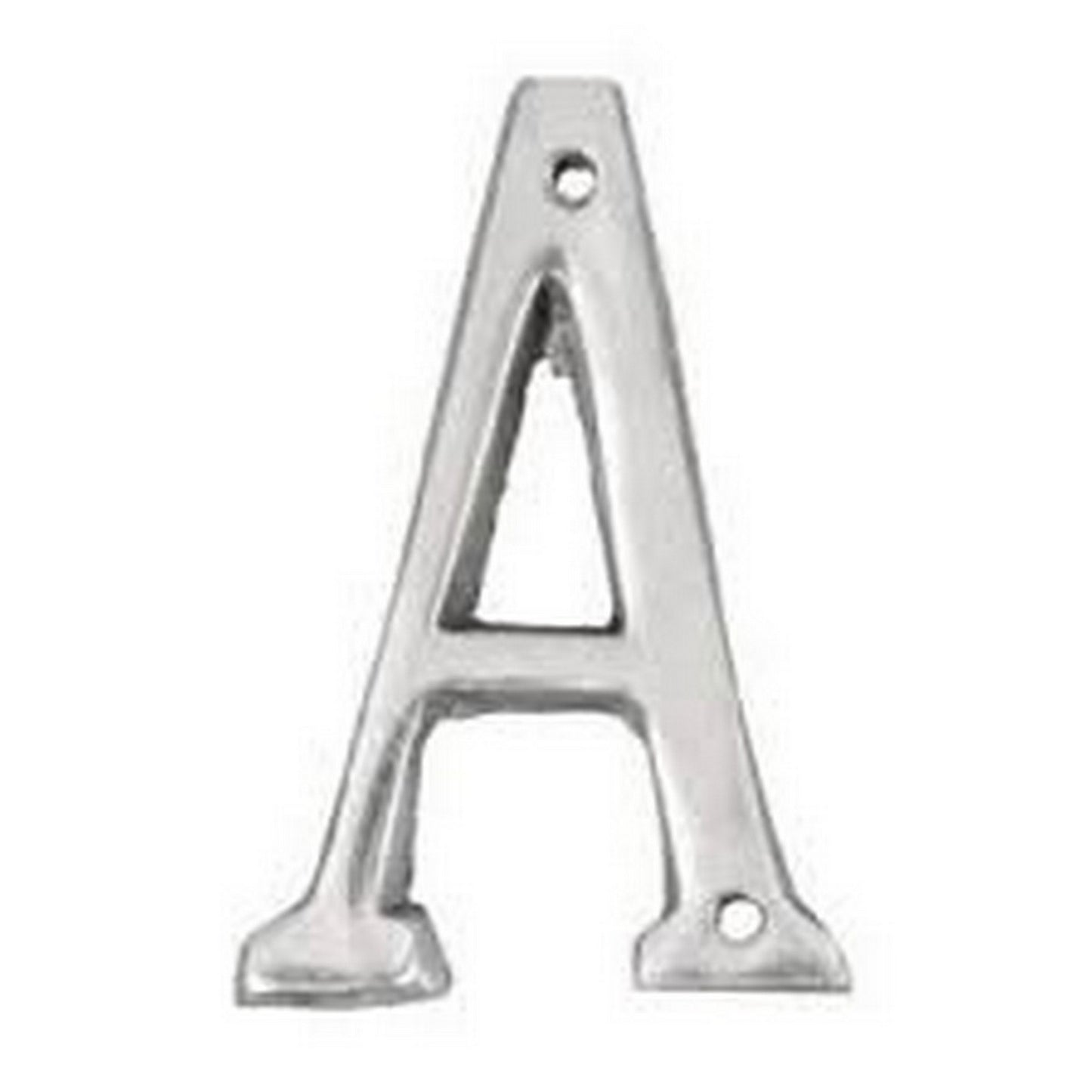 LETRA A DE ALUMINIO DE 4"