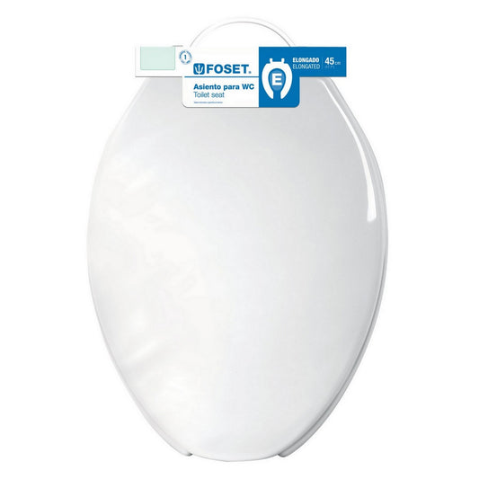 ASIENTO PARA W.C. ELONGADO BLANCO