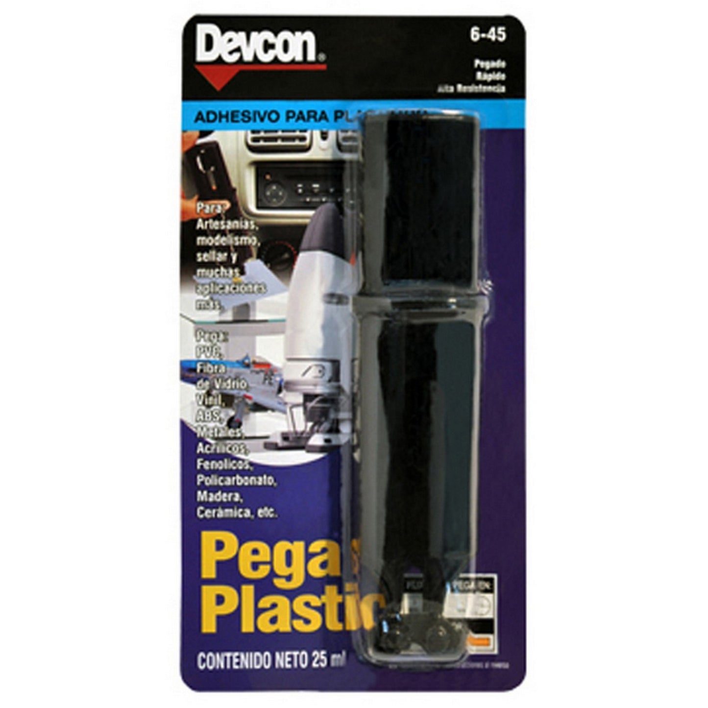 ADHESIVO EPOXICO NEGRO JERINGA 25 ml