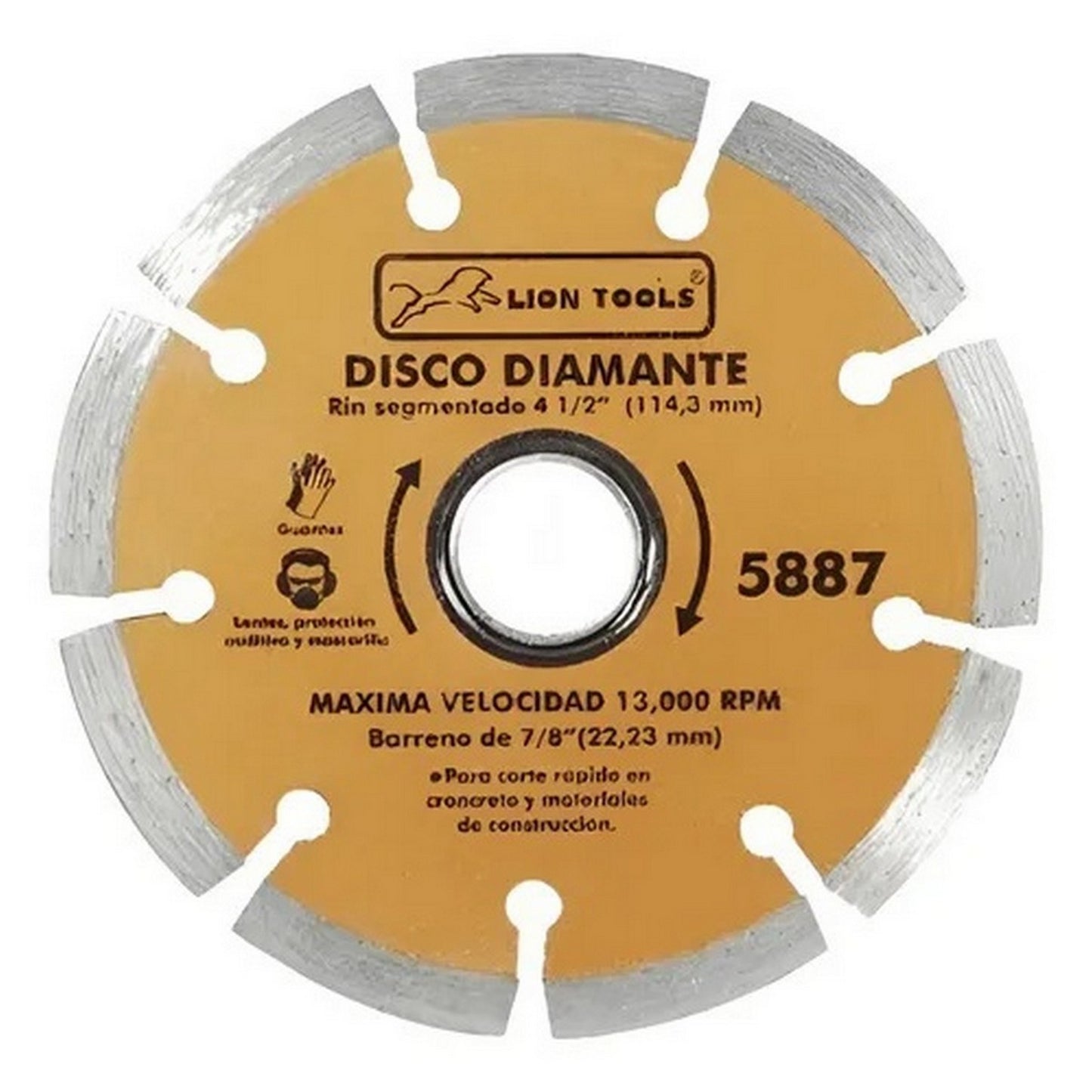 DISCO DIAMANTE SEGMENTADO 7"