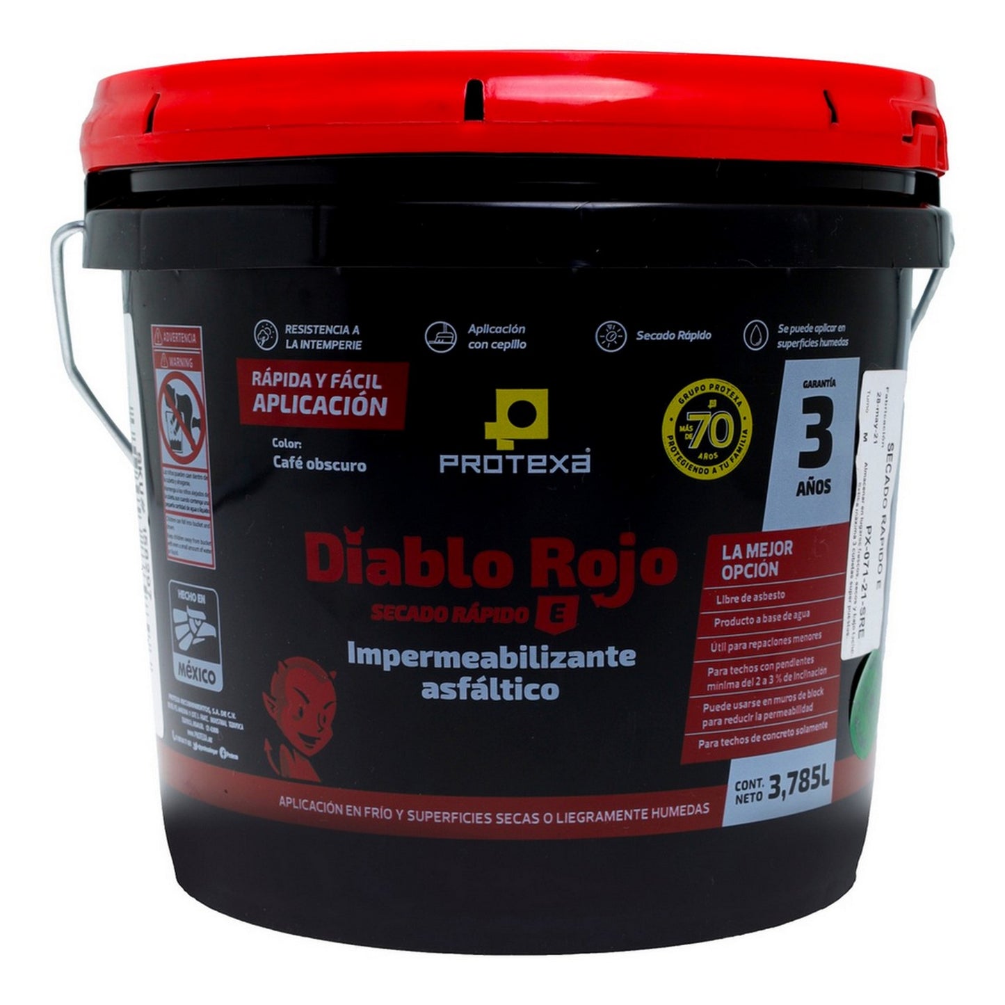 IMPERMEABILIZANTE DIABLO ROJO "E" 3.8 L