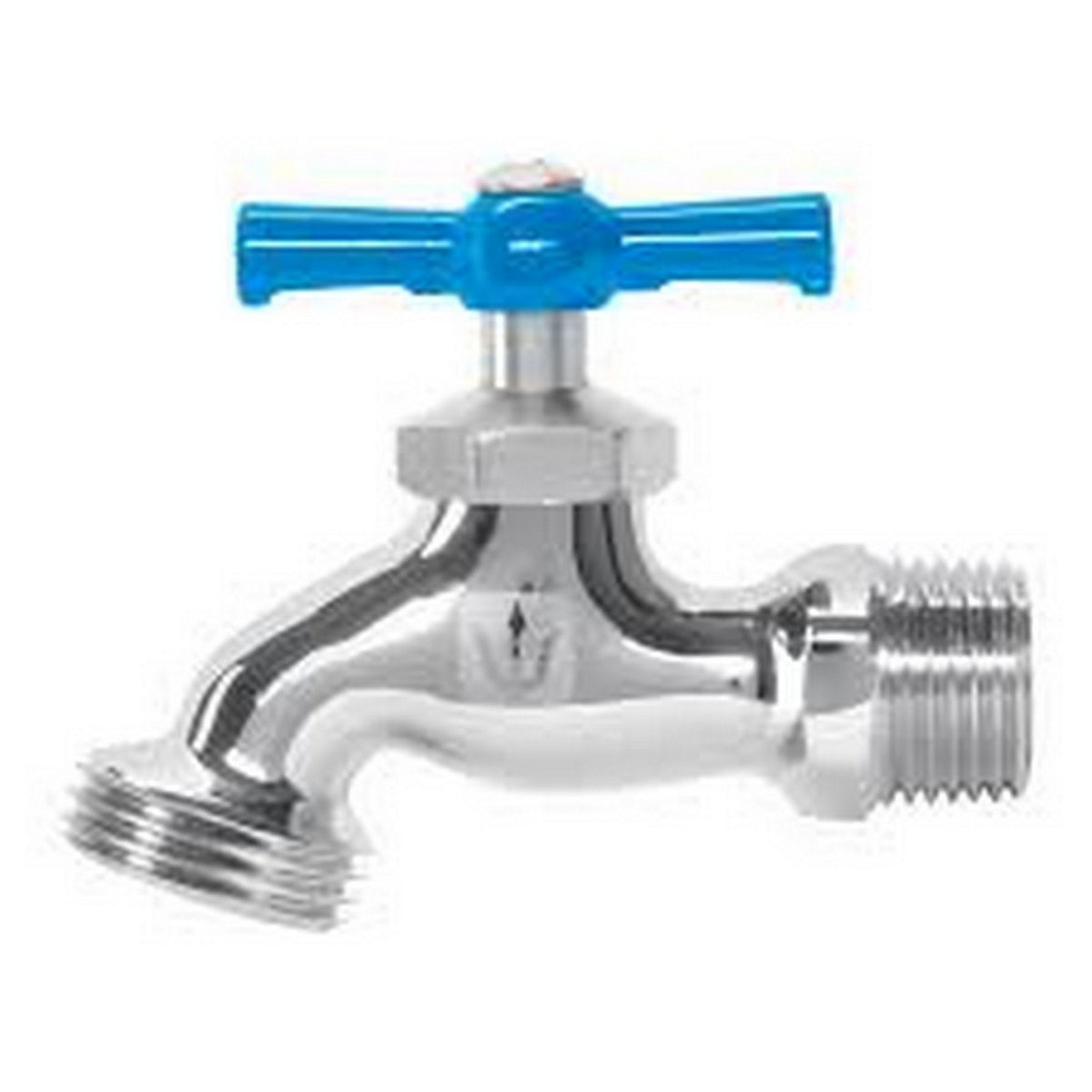 LLAVE PARA MANGUERA CROMADA 1/2" C/ROSCA