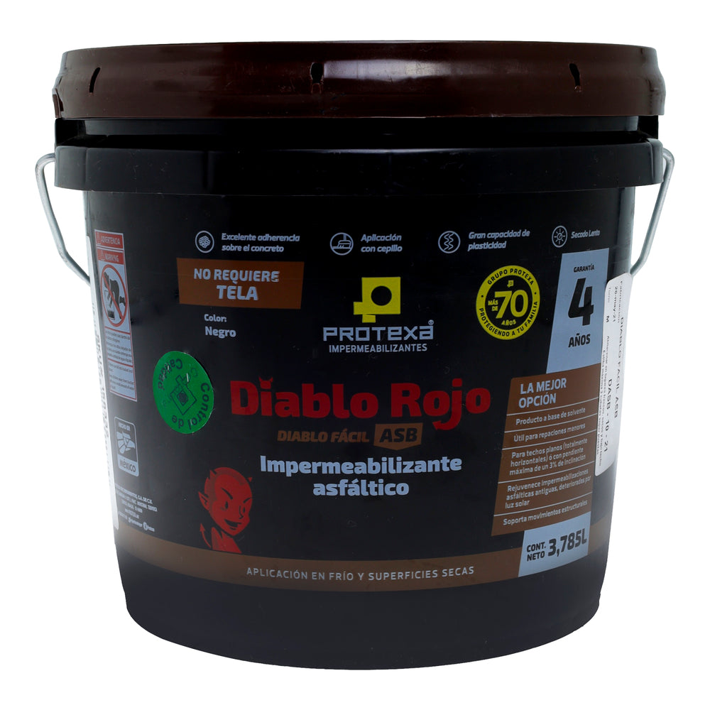 IMPERMEABILIZANTE DIABLO ROJO "ASB" 3.8L