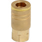 COPLE RAPIDO HEMBRA 1/4" LATON